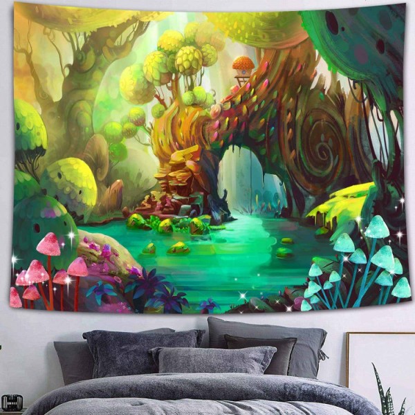Forest Fairyland - Printed Tapestry UK