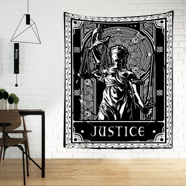 Tarot Justice - Printed Tapestry UK