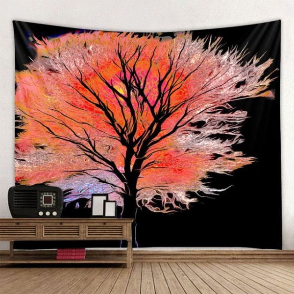 Psychedelic Tree - Printed Tapestry UK