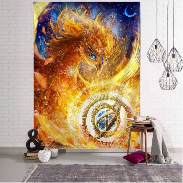 Phoenix - Printed Tapestry UK