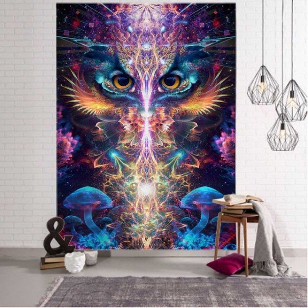 Owl - Printed Tapestry UK