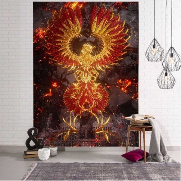 Phoenix - Printed Tapestry UK