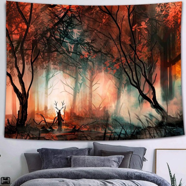 Fantasy Forest - Printed Tapestry UK