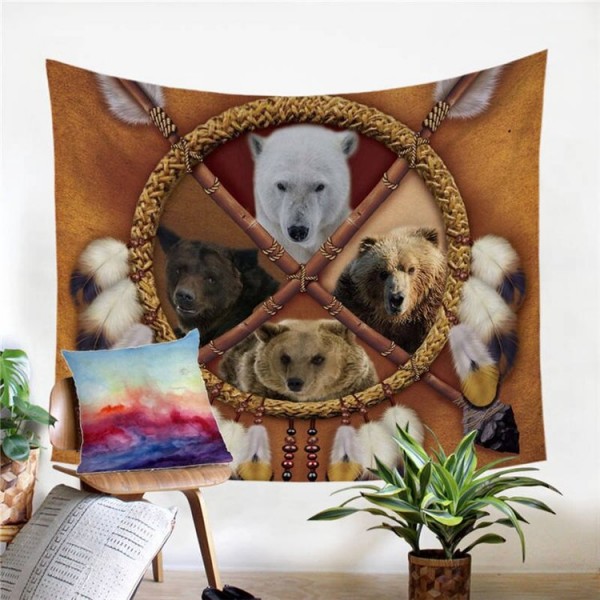 Bear - Printed Tapestry UK