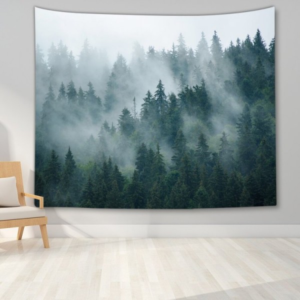 Misty Forest - Printed Tapestry UK
