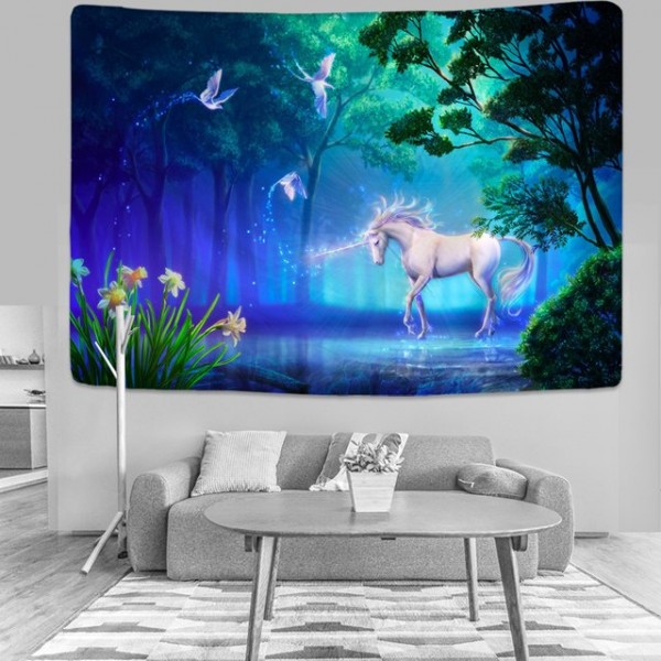 Unicorn - Printed Tapestry UK