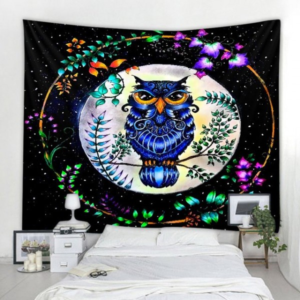 Owl - Printed Tapestry UK