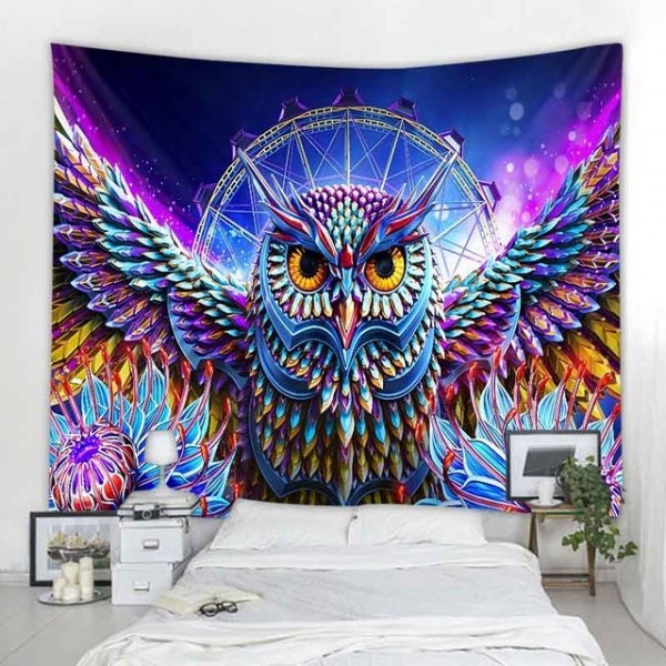 Owl - Printed Tapestry UK