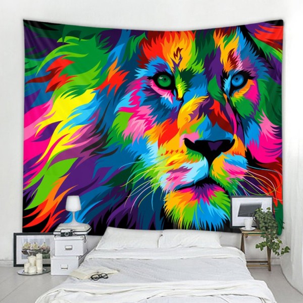 Lion - Printed Tapestry UK