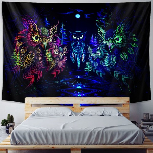 Owl - Printed Tapestry UK