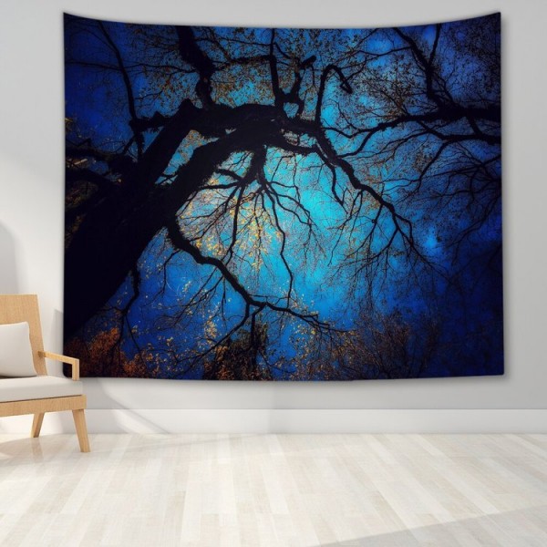 Night Nature Landscap - Printed Tapestry UK