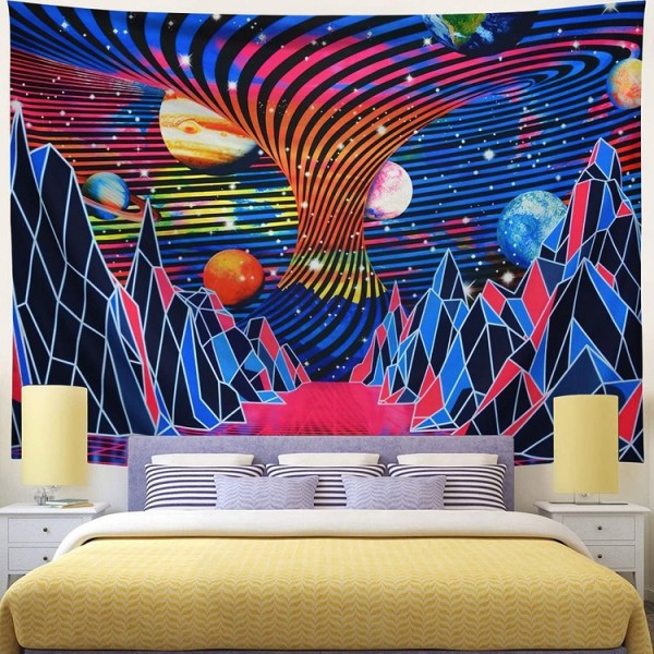 Abstract Cosmic - Printed Tapestry UK