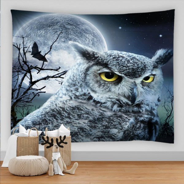 Owl - Printed Tapestry UK