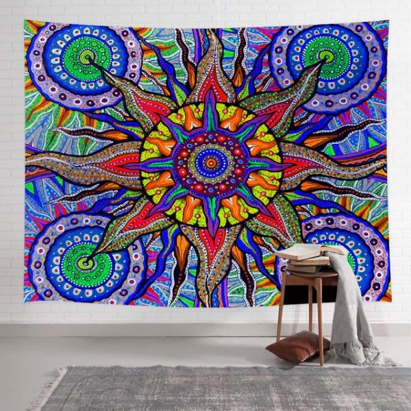 Psychedelic - Printed Tapestry UK