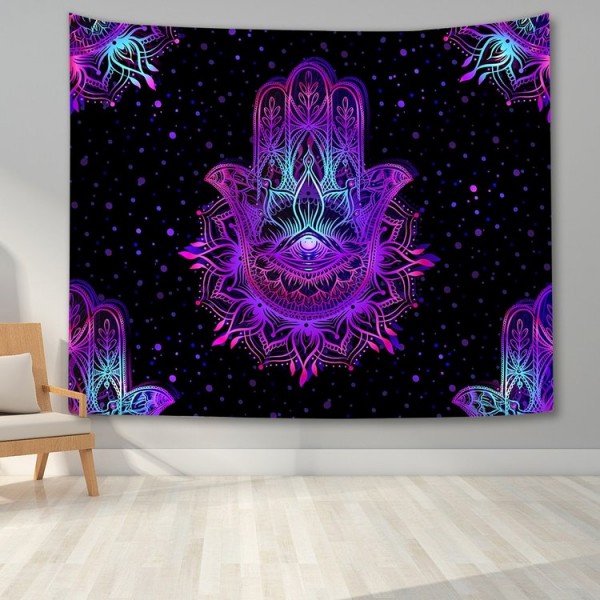 Hamsa Divination Hand - Printed Tapestry UK