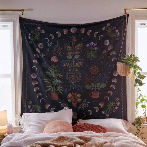 Moon Phase - Printed Tapestry UK