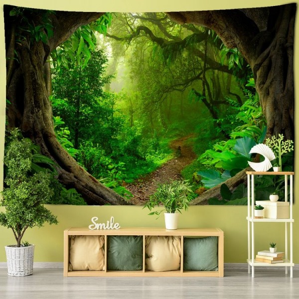 Green Forest - Printed Tapestry UK