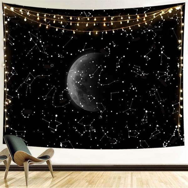 Constellation Moon - Printed Tapestry UK