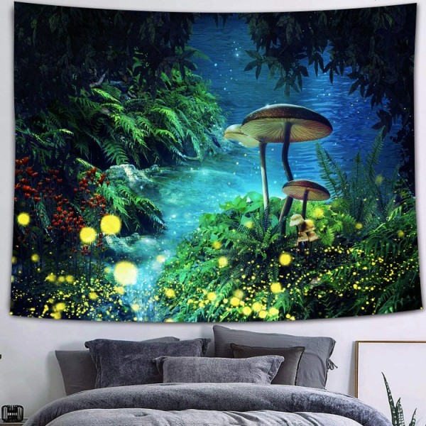 Mushroom - Printed Tapestry UK