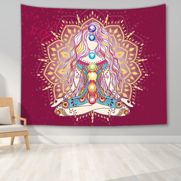 Seven Chakra - Printed Tapestry UK