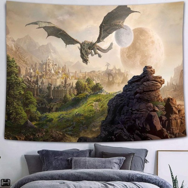 Dragon - Printed Tapestry UK
