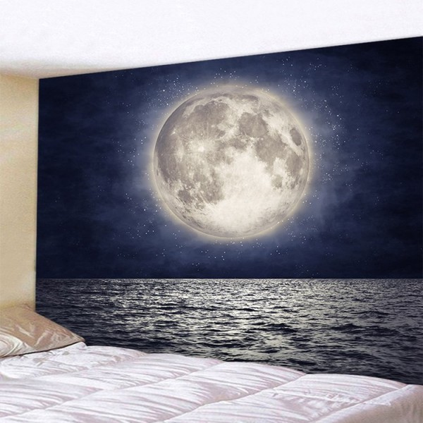 Seaside Moonlight - Printed Tapestry UK