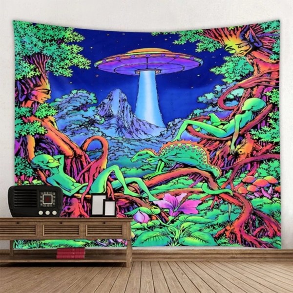 Spacecraft - Printed Tapestry UK