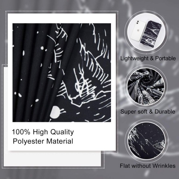 Black and White Snake - Printed Tapestry UK