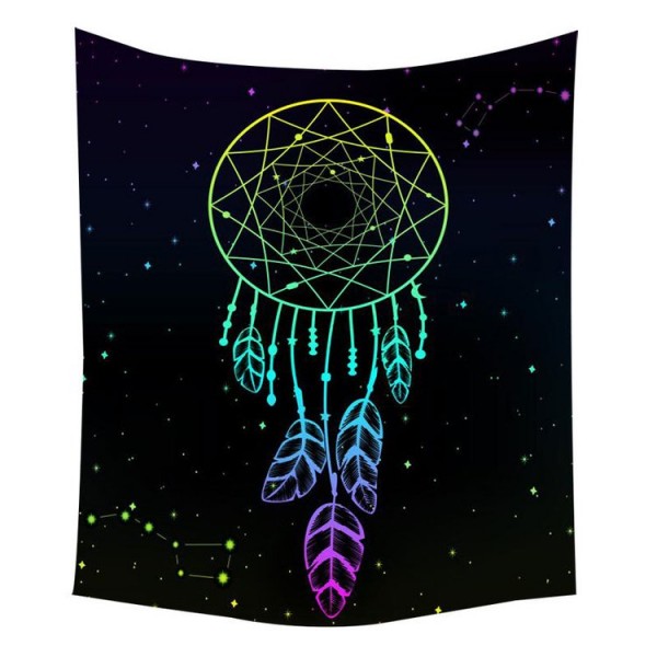Dream Catcher Feathers - Printed Tapestry UK
