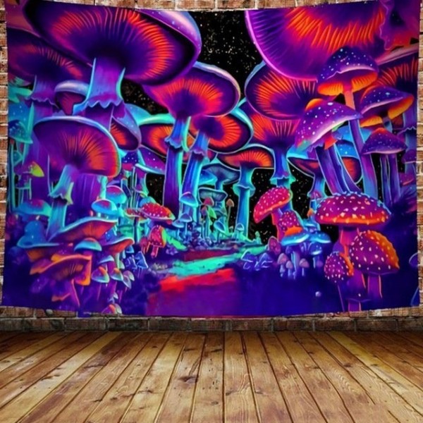 Mushroom - Printed Tapestry UK