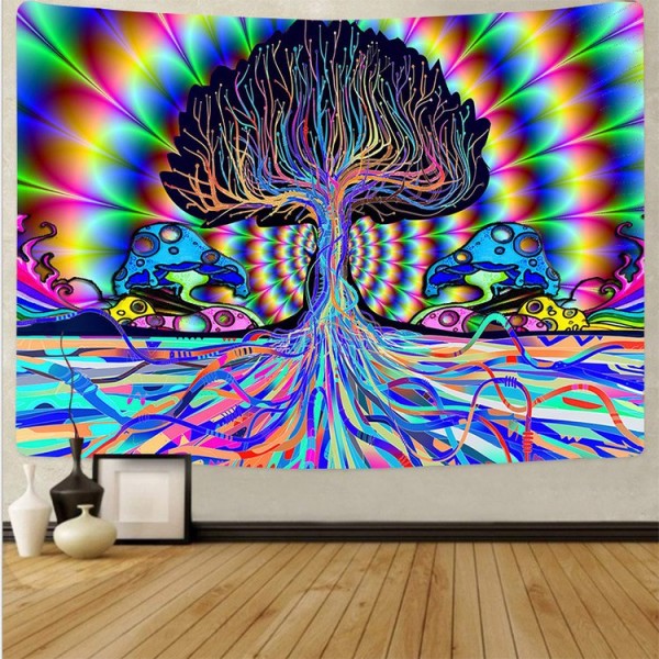 Psychedelic Tree - Printed Tapestry UK