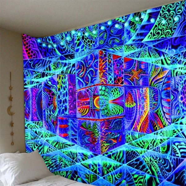 Psychedelic - Printed Tapestry UK