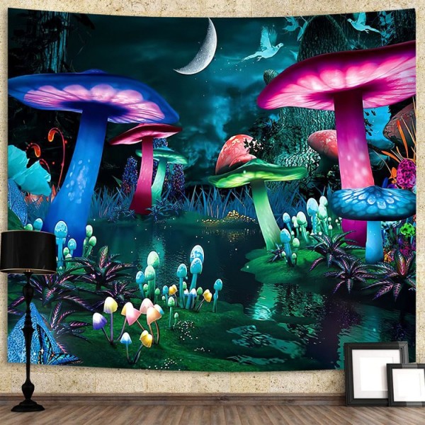 Mushroom - Printed Tapestry UK